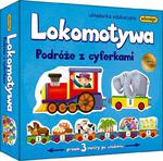 Lokomotywa - Podróże z cyferkami układanka edukacyjna ADAMIGO w sklepie internetowym zabawkitotu.pl 