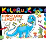 Książka Koloruję dinozaury i smoki w sklepie internetowym zabawkitotu.pl 