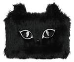 Piórnik-saszetka MEMORIS Fluffy Cat, włochata, na suwak, czarna w sklepie internetowym zabawkitotu.pl 