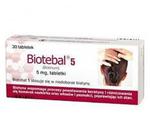 Biotebal 5 mg 30 tabletek ( Biotyna, witamina H ) w sklepie internetowym AquaVitae.com.pl