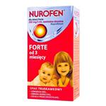 Nurofen dla dzieci Forte 200 mg / 5 ml zawiesina doustna o smaku truskawkowym 100 ml w sklepie internetowym AquaVitae.com.pl