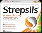Strepsils pomarańczowy z witaminą C 24 tabletki do ssania w sklepie internetowym AquaVitae.com.pl