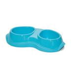 Miska PET INN SPACE BOWL 200+200 ML Sweet Line Niebieska w sklepie internetowym AquaelZoo.pl