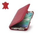 STILGUT Ultra Slim Book [Red], Etui Skórzane dla Galaxy S6 Edge w sklepie internetowym Mobile-store