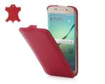 STILGUT Ultra Slim [Red], Skórzane etui do Galaxy S6 Edge w sklepie internetowym Mobile-store