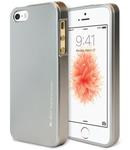 Mercury/Goospery i-Jelly Metal Case [Grey], Pokrowiec silikonowy dla iPhone SE/5/5S w sklepie internetowym Mobile-store