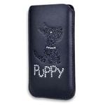 SOX Puppy [Black] Skórzana wsuwka dla iPhone SE/5/5S/5C w sklepie internetowym Mobile-store