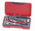 TENGTOOLS ZESTAW KLUCZY NASADOWYCH 1/4" T1424 - 167920107 w sklepie internetowym Alnar.pl