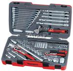 TENGTOOLS ZESTAW NARZĘDZI NASADOWYCH 1/4", 3/8", 1/2" I KLUCZY PŁASKO-OCZKOWYCH 106PC - TM106 - 167220102 w sklepie internetowym Alnar.pl