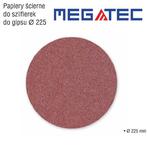 MEGATEC PAPIER ŚCIERNY Ø 225 GR.40 BEZ OTWORÓW - 231161040 w sklepie internetowym Alnar.pl