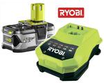 RYOBI RBC18L40 1 x AKUMULATOR 4.0 Ah 18 V LI-ION ONE PLUS + ŁADOWARKA - 5133001912 w sklepie internetowym Alnar.pl