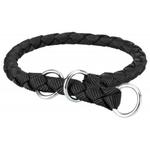 Obroża pleciona dławik Cavo 12mm M black w sklepie internetowym bigcats.pl