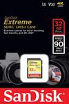Karta Pamięci SANDISK EXTREME SDHC 32 GB.Produkt dostępny od ręki! w sklepie internetowym Fotomarzenie