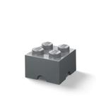 LEGO Classic 40031754 Pojemnik klocek LEGO Brick 4 - Ciemnoszary w sklepie internetowym abadoo.pl 