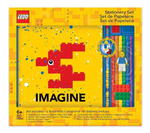 LEGO Classic 52627 Szkicownik LEGO z zestawem 6 kredek, ołówkiem, 2 gumkami, naklejkami, klockiem do mocowania i Minifigurką w sklepie internetowym abadoo.pl 