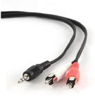 Kabel GEMBIRD CCA-458 (2x Cinch M - Mini Jack M; 1,5m; kolor czarny) w sklepie internetowym Komidom