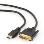 Kabel GEMBIRD CC-HDMI-DVI-10 (HDMI M - DVI-D M; 3m; kolor czarny) w sklepie internetowym Komidom