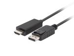 KABEL DISPLAYPORT (M) V1.1->HDMI (M) 1.8M CA-DPHD-11CC-0018-BK w sklepie internetowym Komidom