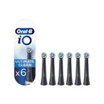 Oral-B Wymiana szczoteczki do zębów iO Ultimate Clean Heads Dla dorosłych Liczba główek szczoteczki w zestawie 6 Liczba trybów szczotkowania zębów Nie dotyczy Czarny w sklepie internetowym Komidom