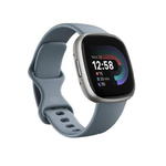 Fitbit Inteligentny zegarek NFC GPS (satelitarny) Ekran dotykowy AMOLED Monitorowanie aktywności 24/7 Wodoodporny Bluetooth Wi-Fi Wodospad Niebieski / Platynowy w sklepie internetowym Komidom