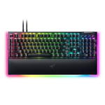 Mechaniczna klawiatura do gier Razer BlackWidow V4 Pro Klawiatura do gier 5052 Obudowa górna ze stopu aluminium; 5 dedykowanych makr; 3 dedykowane przyciski boczne makro; 2-stronne podświetlenie w sklepie internetowym Komidom