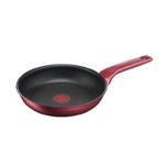 TEFAL | G2730422 | Codzienna patelnia szefa kuchni | Smażenie | Średnica 24 cm | Nadaje się do płyty indukcyjnej | Uchwyt stały | Czerwony w sklepie internetowym Komidom