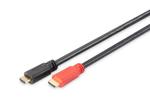 Kabel połączeniowy ze wzmacniaczem HDMI 1.4 High Speed Ethernet 4K30Hz UHD HDMI A/HDMI A M/M 10m w sklepie internetowym Komidom