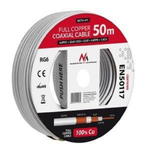 Kabel koncentryczny Maclean, Przewód antenowy satelitarny, RG6 1.02CU+4.8FPE+CU/P+32*0.12CU+6.8PVC, 50M, MCTV-471 w sklepie internetowym Komidom