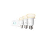 Philips Hue W Starter Kit 9,5W A60 E27 3szt, mostek, przełącznik Philips Hue Hue W Starter Kit 9,5W A60 E27, 3szt., mostek, przełącznik E27 9,5 W Ciepły Biały 2700K Bluetooth i Zigbee w sklepie internetowym Komidom