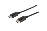 Kabel DP/DP M/M z zatrzaskami czarny 1m DisplayPort 4K 60Hz UHD w sklepie internetowym Komidom