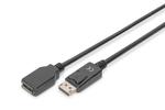 Kabel DP/DP M/Ż z zatrzaskiem czarny 2m Displayport 1.2 4K 60Hz UHD w sklepie internetowym Komidom