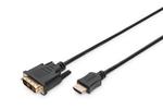 Kabel adapter HDMI 1.4 High Speed 1080p60Hz FHD HDMI A/DVI-D (18+1) M/M czarny 2m w sklepie internetowym Komidom