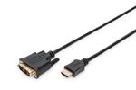 Kabel adapter HDMI 1.4 High Speed 1080p60Hz FHD HDMI A/DVI-D (18+1) M/M czarny 3m w sklepie internetowym Komidom