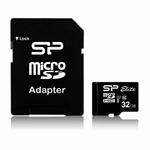 Karta pamięci Silicon Power microSDHC Elite 32GB CL10 UHS-1 (U1) + ADAPTER microSD-SD (SP032GBSTHBU1V10SP) w sklepie internetowym Komidom