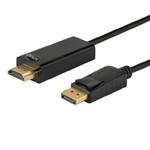Kabel SAVIO CL-56 (DisplayPort M - HDMI Typ A; 1,5m; kolor czarny) w sklepie internetowym Komidom