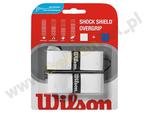 Owijki wierzchnie Wilson Shock Shield Overgrip x2 White w sklepie internetowym GoldenSet.pl