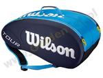 Torba tenisowa Wilson TOUR MOLDED BLUE COLLECTION na 9 rakiet 2014 w sklepie internetowym GoldenSet.pl