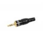 Hicon HI-J35S02 mini jack TRS 3.5mm (czarny/złocony) w sklepie internetowym Muzyczny.pl