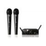 AKG WMS40 mini dual Vocal Set US45 A/C mikrofon bezprzewodowy podwójny (660.700 i 662.300) w sklepie internetowym Muzyczny.pl