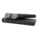 Shure BLX288/PG58 PG Wireless mikrofon bezprzewodowy podwójny PG58, pasmo H8E w sklepie internetowym Muzyczny.pl