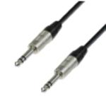 Adam Hall Cables K4 BVV 0060 - Kabel krosowy REAN jack stereo 6,3 mm - jack stereo 6,3 mm, 0,6 m w sklepie internetowym Muzyczny.pl