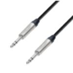 Adam Hall Cables K5 BVV 0500 - Kabel krosowy Neutrik jack stereo 6,3 mm - jack stereo 6,3 mm, 5 m w sklepie internetowym Muzyczny.pl