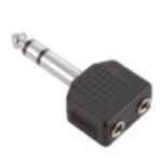 Adam Hall Connectors 7545 - Adapter typu Y 2 x jack stereo 3,5 mm żeński na jack stereo 6,3 mm męski w sklepie internetowym Muzyczny.pl