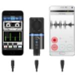 IK Multimedia iRig Mic Studio Black mikrofon pojemnościowy, współpracujący z urządzeniami iOS oraz Android w sklepie internetowym Muzyczny.pl