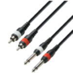 Adam Hall Cables K3 TPC 0300 M - kabel 2xTS / 2xRCA, 3 m w sklepie internetowym Muzyczny.pl