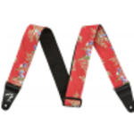 Fender 2″ Hawaiian Strap, Red Floral pasek gitarowy w sklepie internetowym Muzyczny.pl