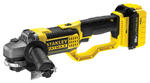 STANLEY FMC761M2 SZLIFIERKA KĄTOWA 125mm 18V 2x4,0Ah Li-Ion FATMAX w sklepie internetowym Toptools