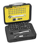 STANLEY zestaw bitów 1/4" PŁ, PH, PZ, TX, 6-KĄT, klucz grzechotka 1/4" 32PC 13-905 w sklepie internetowym Toptools