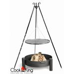 COOK KING GRILL STAL CZARNA 50CM + PALENISKO HAITI 60CM - ZESTAW w sklepie internetowym Toptools