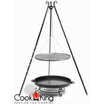 COOK KING GRILL STAL CZARNA 50CM + PALENISKO MALTA 60CM - ZESTAW w sklepie internetowym Toptools